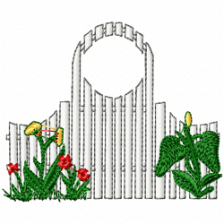 Garden Barriers Embroidery Design 11 Garden Barriers Embroidery Design 11